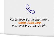 Kostenlose Servicenummer